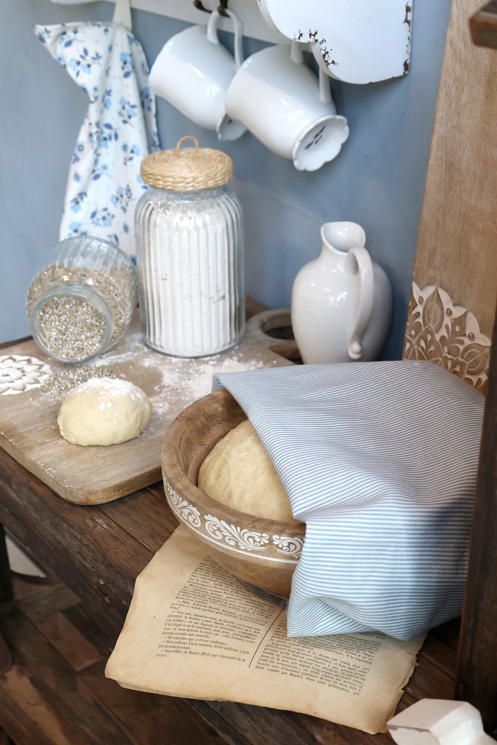 Aix Geschirrtuch Maritimes Streifenmuster