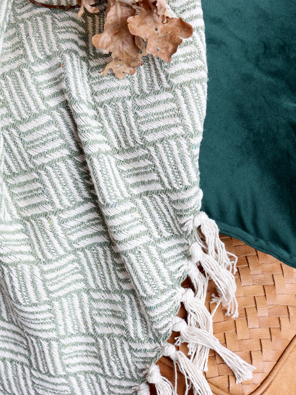 Chic Antique Aix Plaid Garnüberschuss