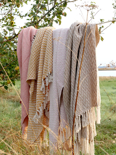 Chic Antique Aix Plaid Garnüberschuss