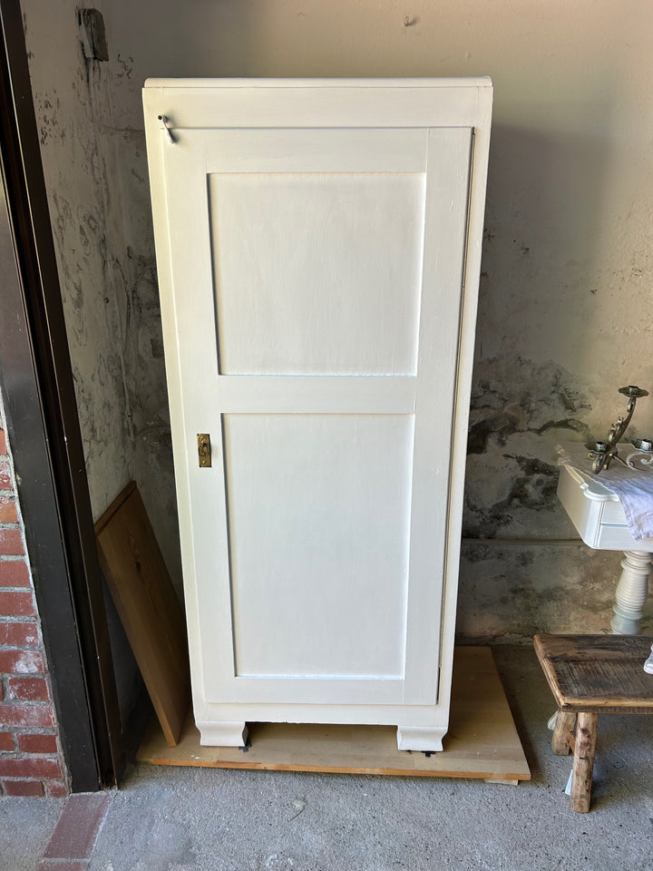 Antiker Vorratsschrank Weiss Shabby Chic