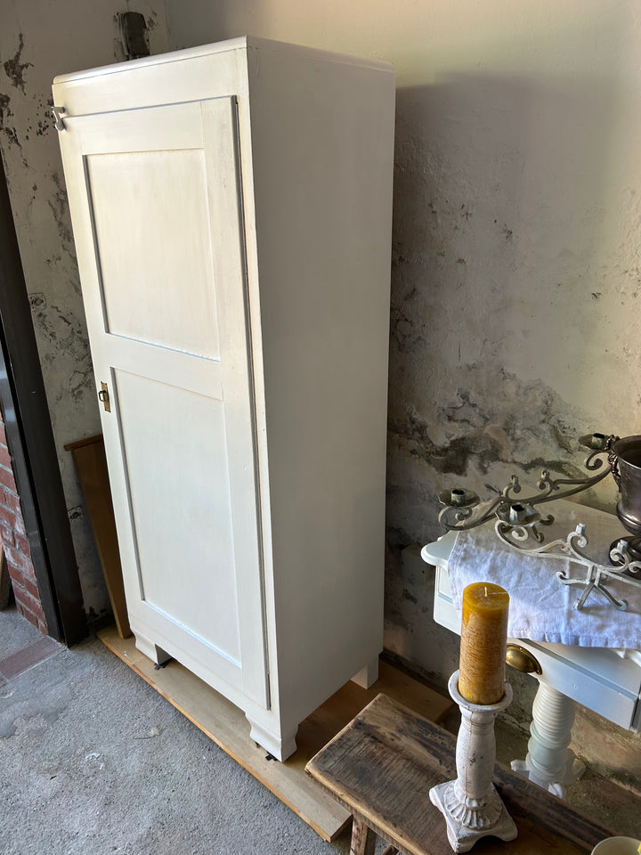 Antiker Vorratsschrank Weiss Shabby Chic