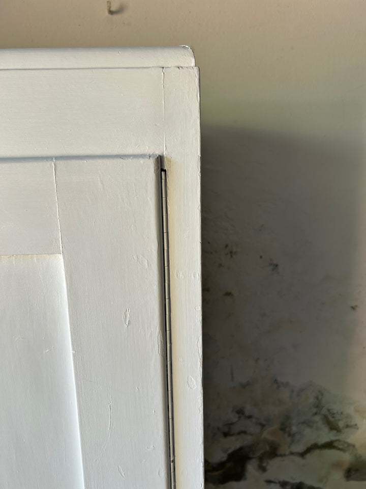 Antiker Vorratsschrank Weiss Shabby Chic