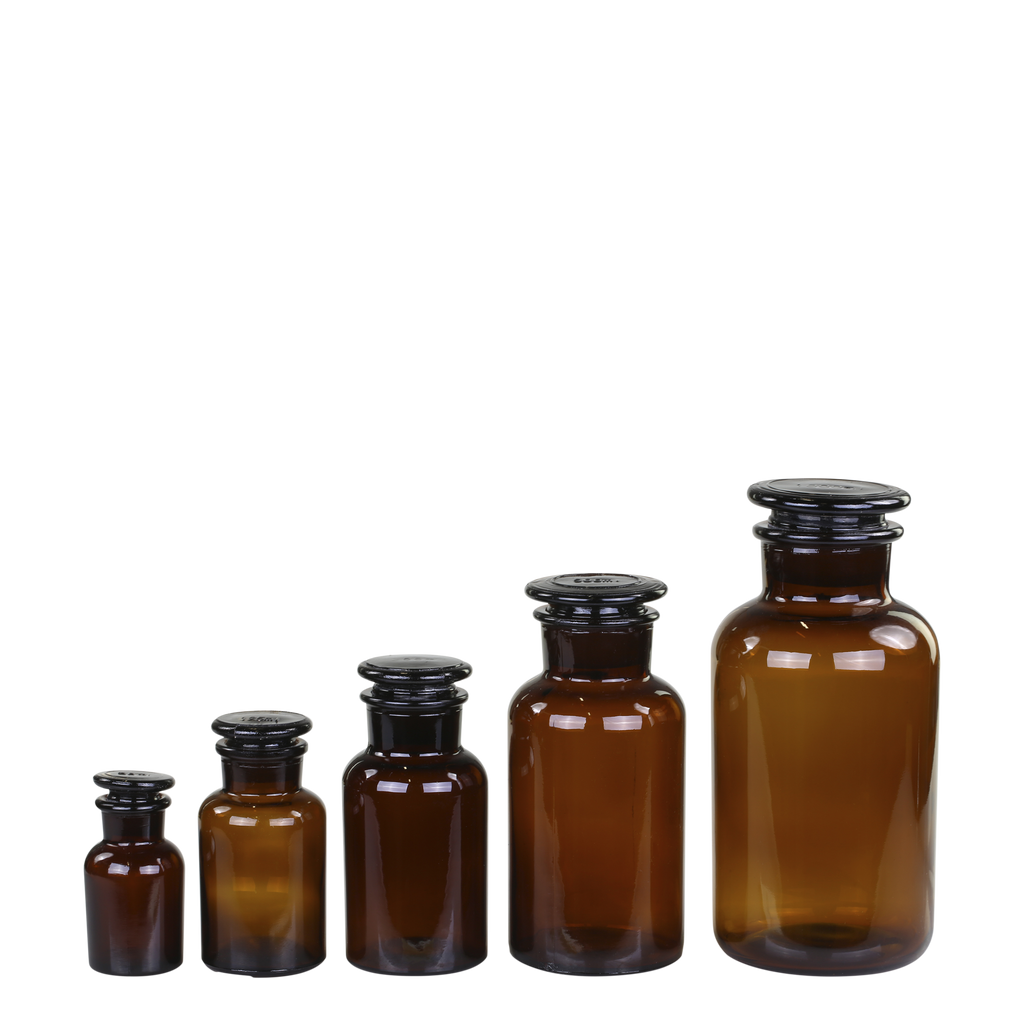 Altfranzösische Apothekerglas 5er Set