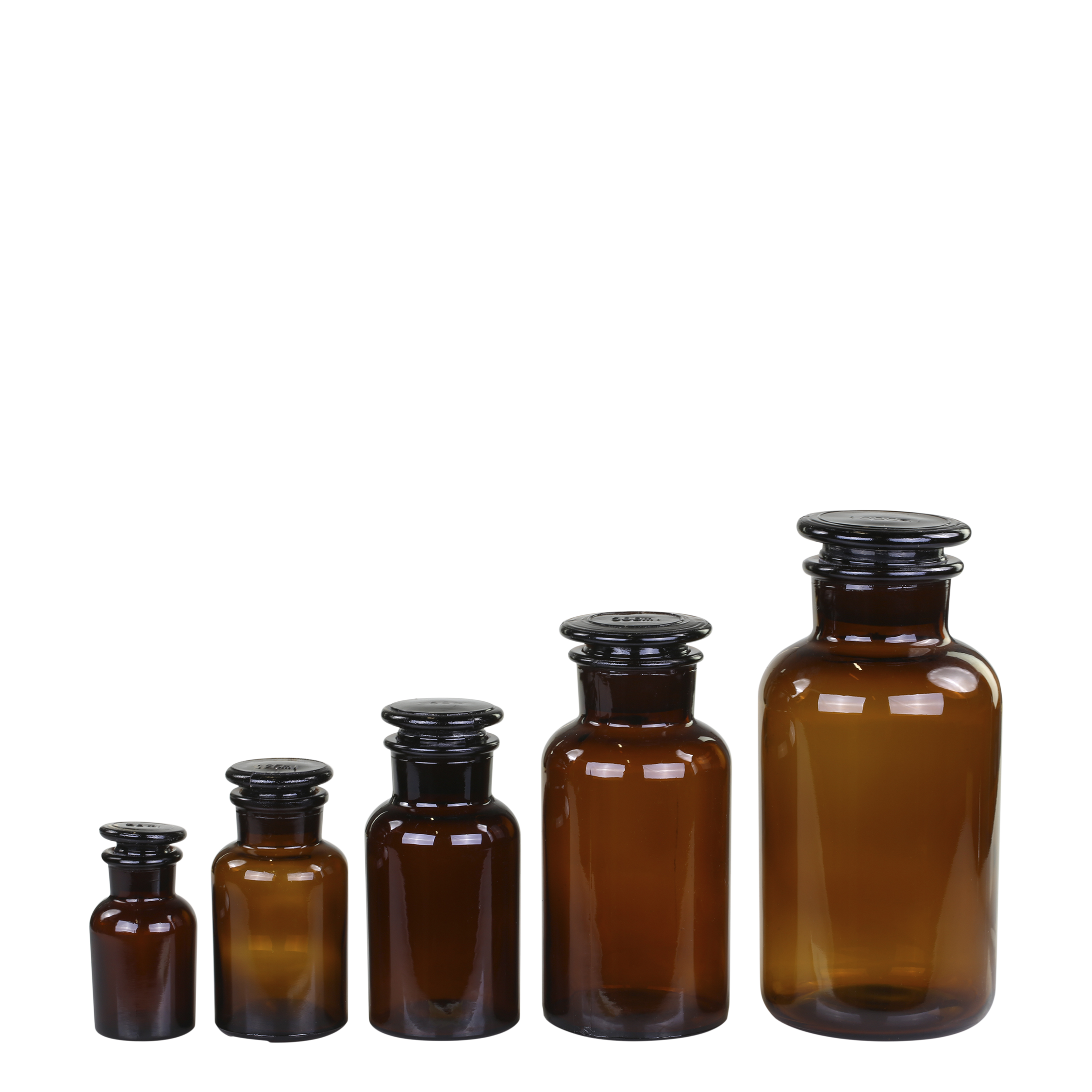 Altfranzösische Apothekerglas 5er Set