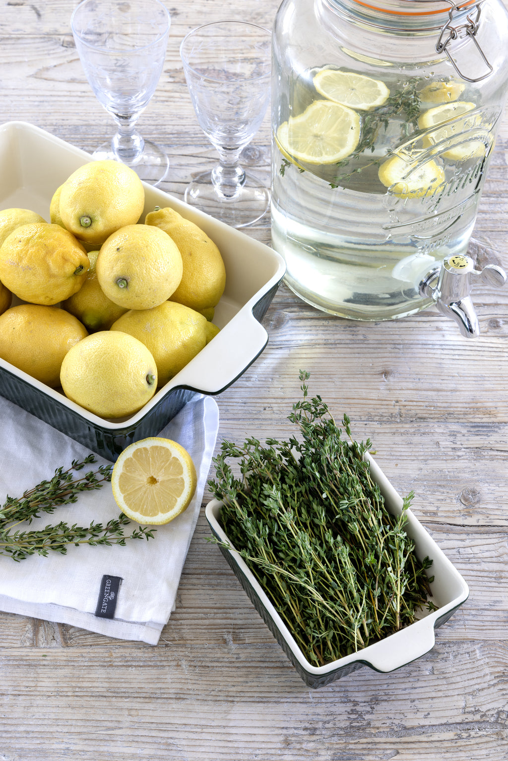 Auflaufformen Set Alice dunkelgrün klein