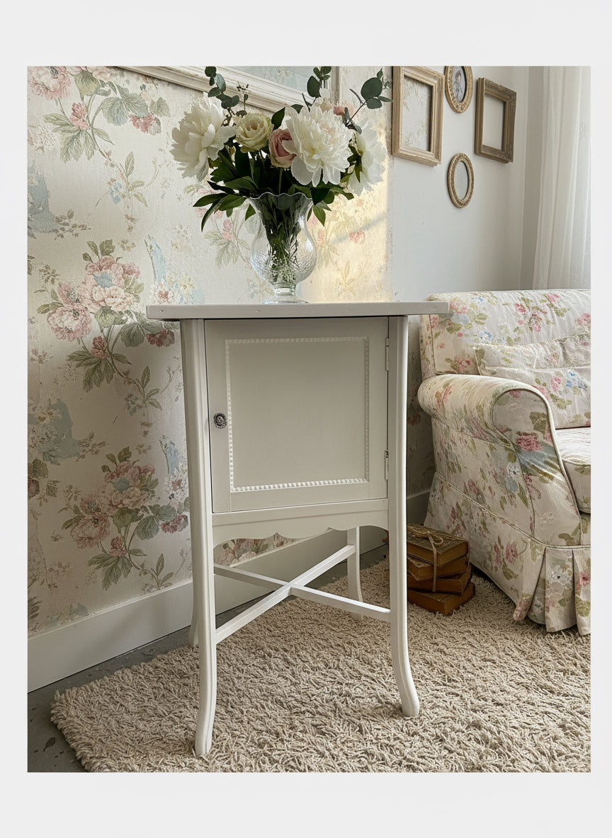 Antiker Beistelltisch, Jugendstil, Shabby Chic