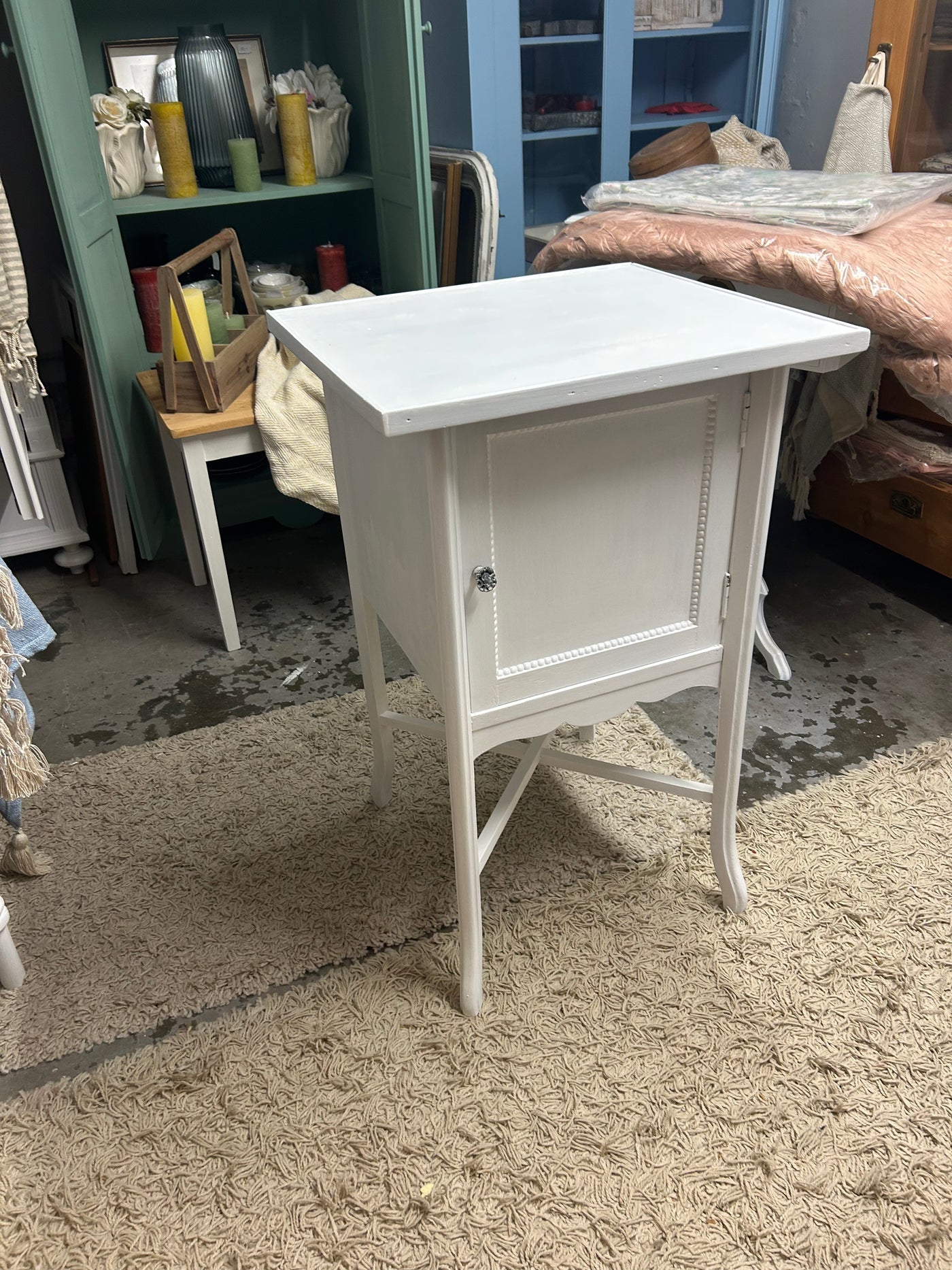 Antiker Beistelltisch, Jugendstil, Shabby Chic