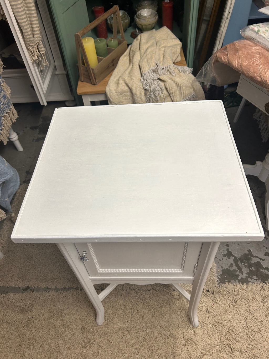 Antiker Beistelltisch, Jugendstil, Shabby Chic