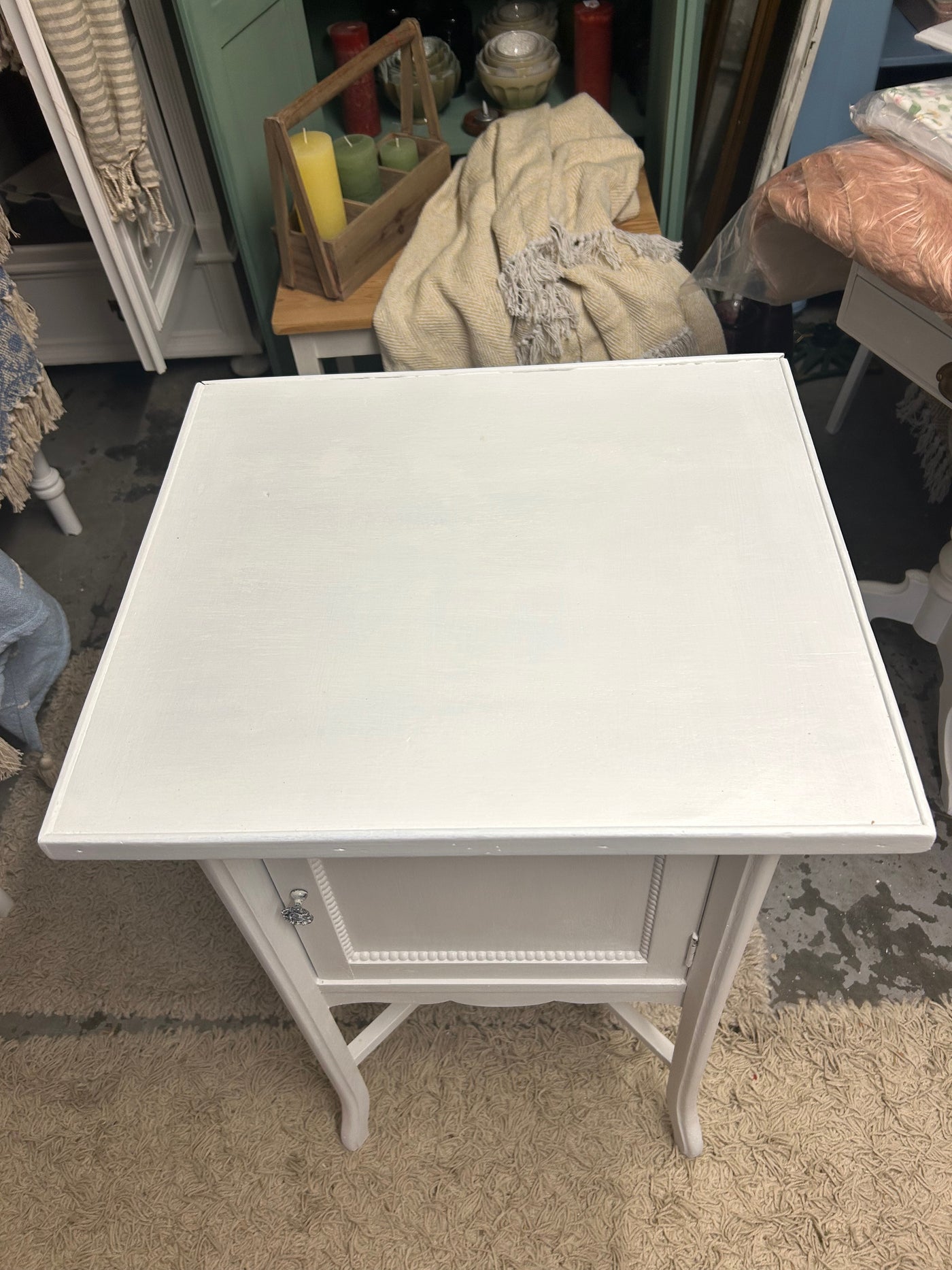 Antiker Beistelltisch, Jugendstil, Shabby Chic