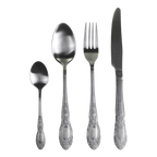 Chic Antique Besteck mit Dekor Set von 4 Matt Shabby Chic