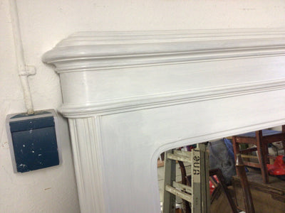 Antiker Spiegel, Biedermeier, Massivholz