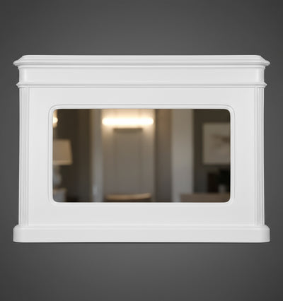 Antiker Spiegel, Biedermeier, Massivholz