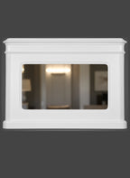 Antiker Spiegel, Biedermeier, Massivholz