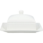 GreenGate Butterdose Alice Weiß