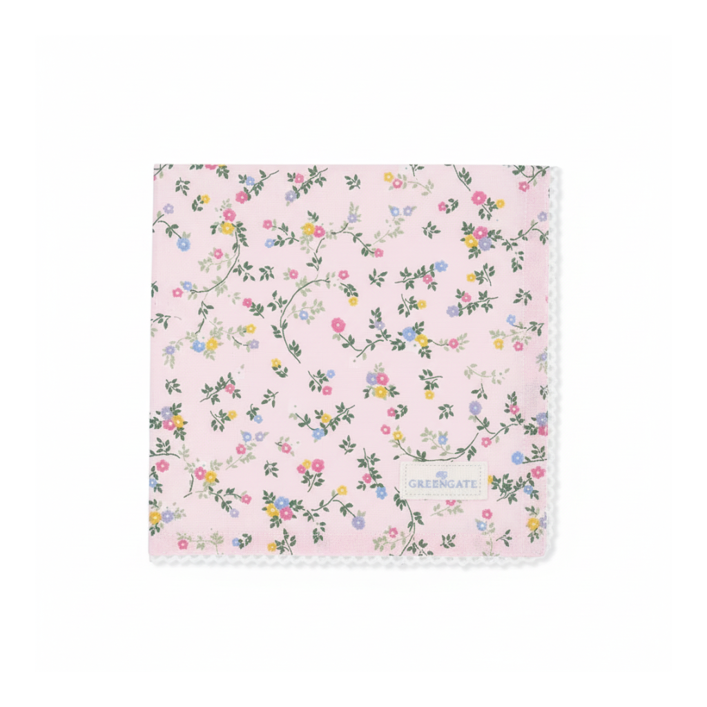 Greengate Stoffserviette Leona hellrosa