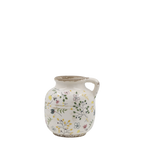 Chic Antique Cavaillon Flasche mit Blumenmotiv Landhaus