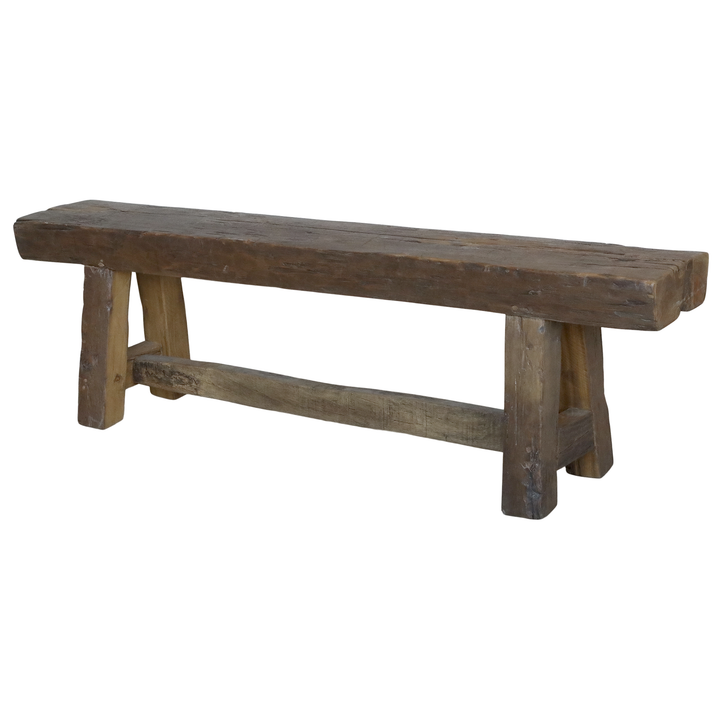 Chic Antique Grimaud Bank aus Recyclingholz – Natur