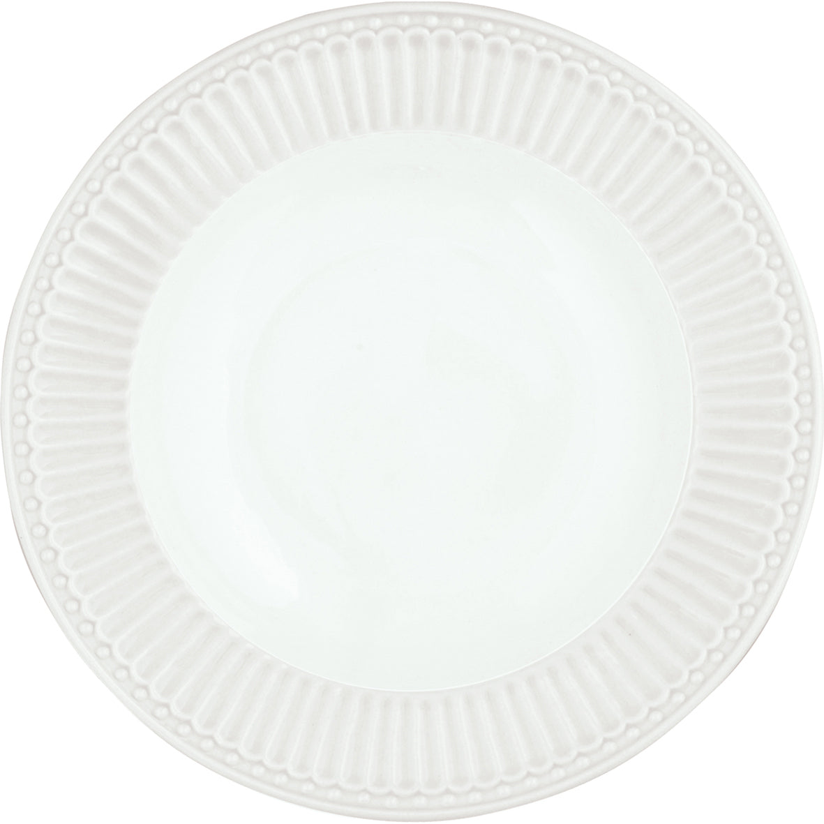 GreenGate Dessertteller Alice Weiß 17,5 cm