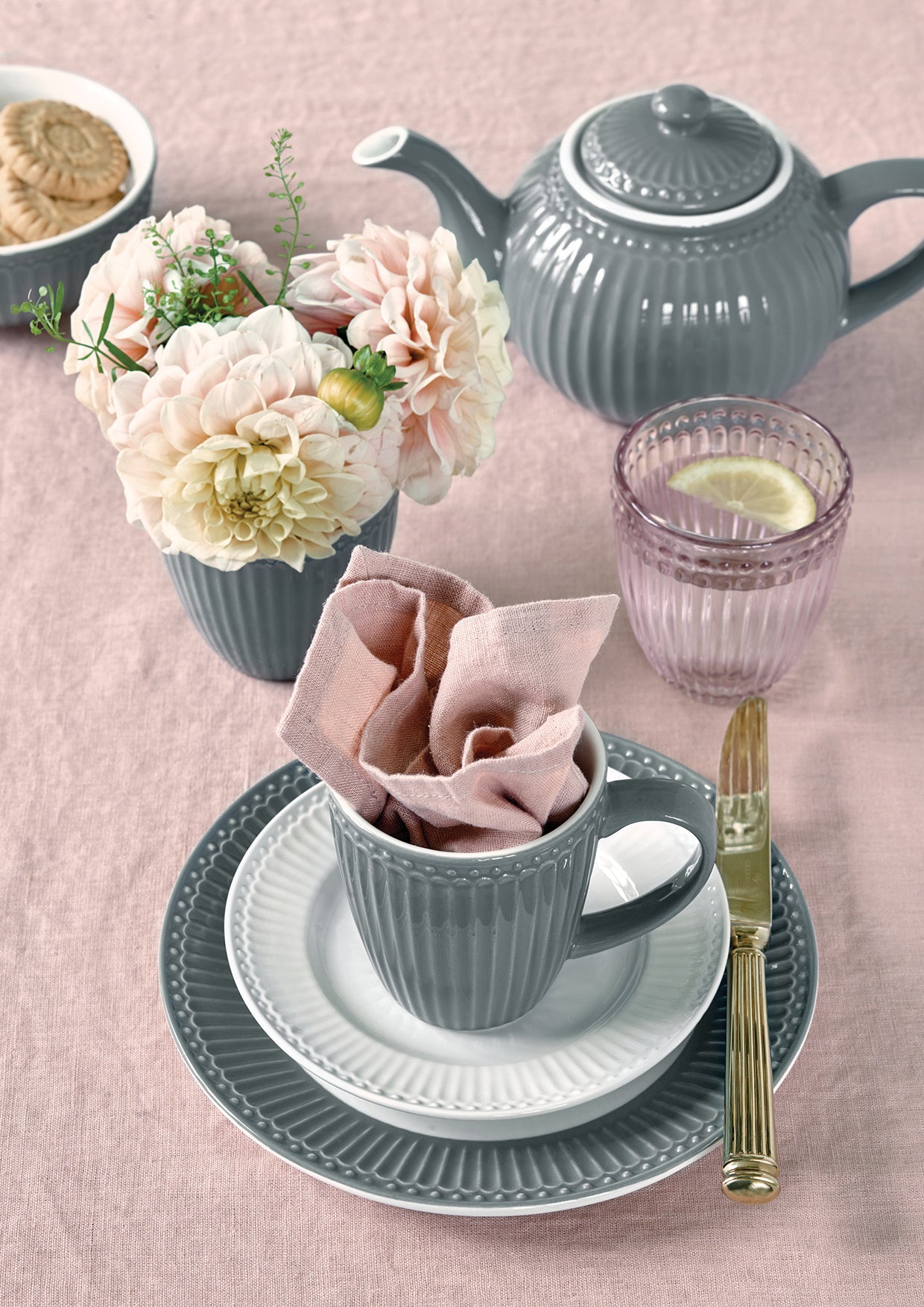 GreenGate Dessertteller Alice Weiß 17,5 cm