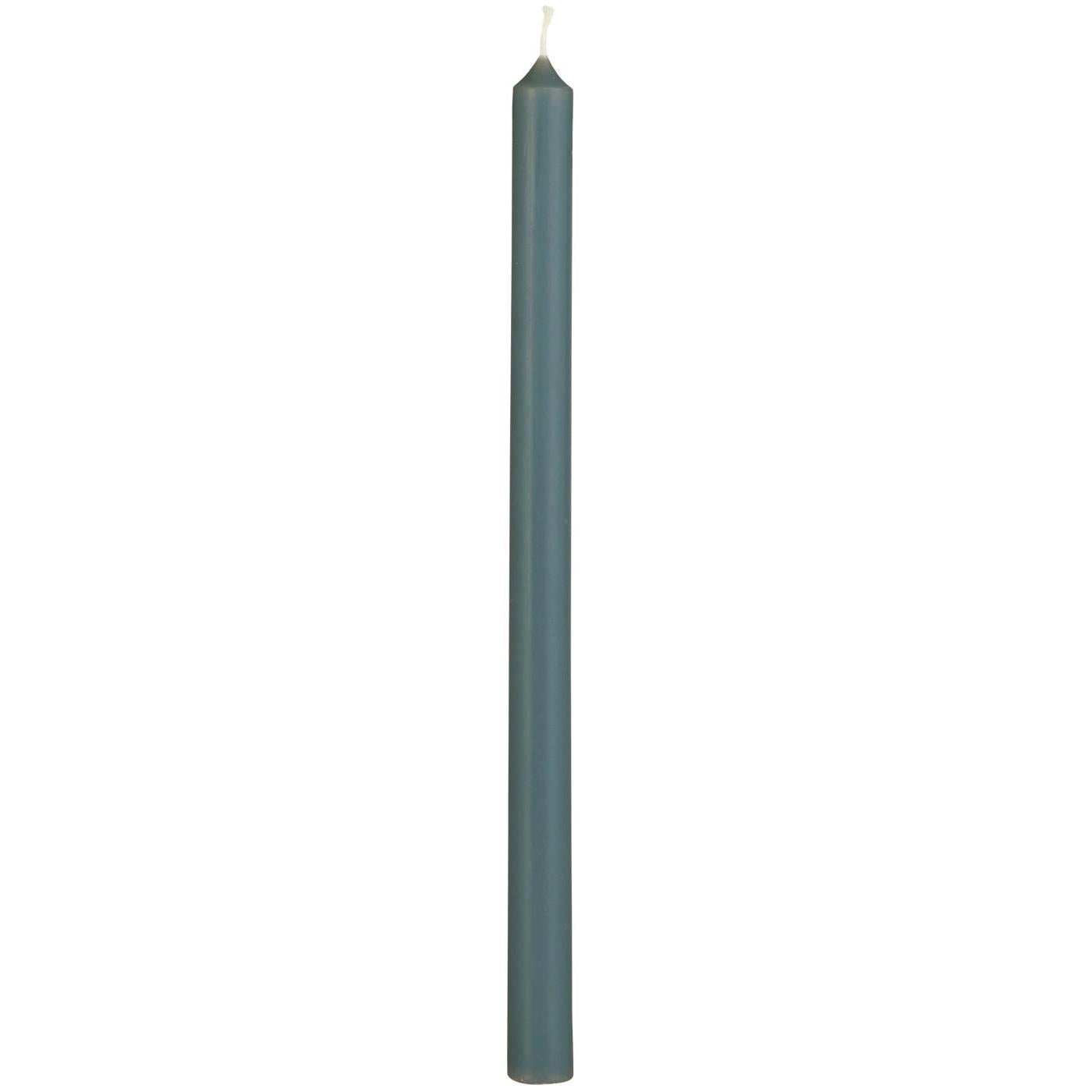 Dünne hohe Kerze, aqua haze
