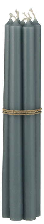 Dünne hohe Kerze, aqua haze