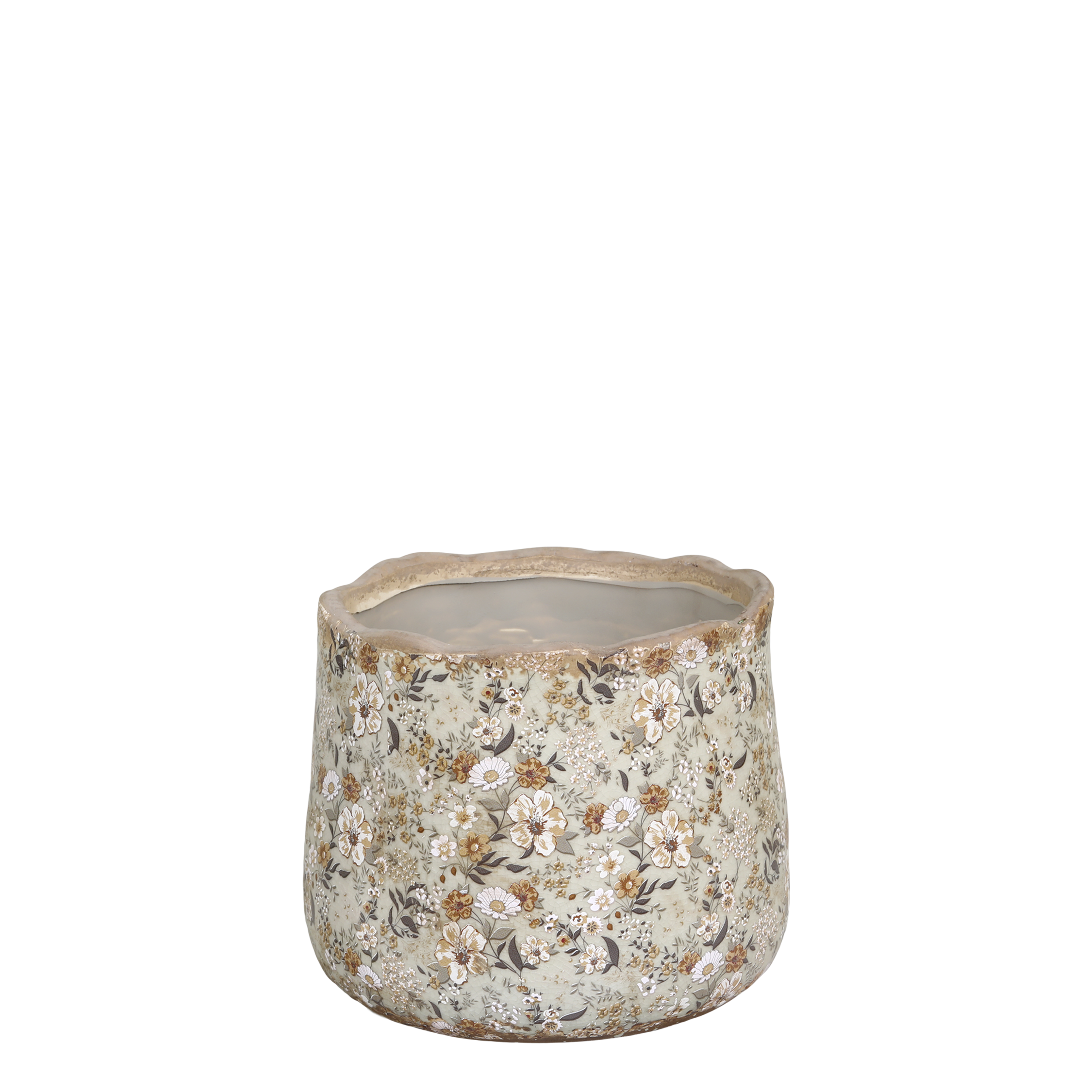 Evry Blumentopf mit Blumenmotiv