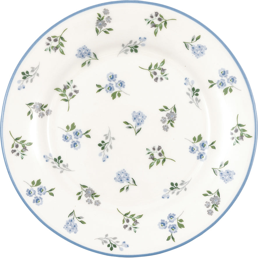 Greengate Frühstücksteller Christina Weiß/Geblümt