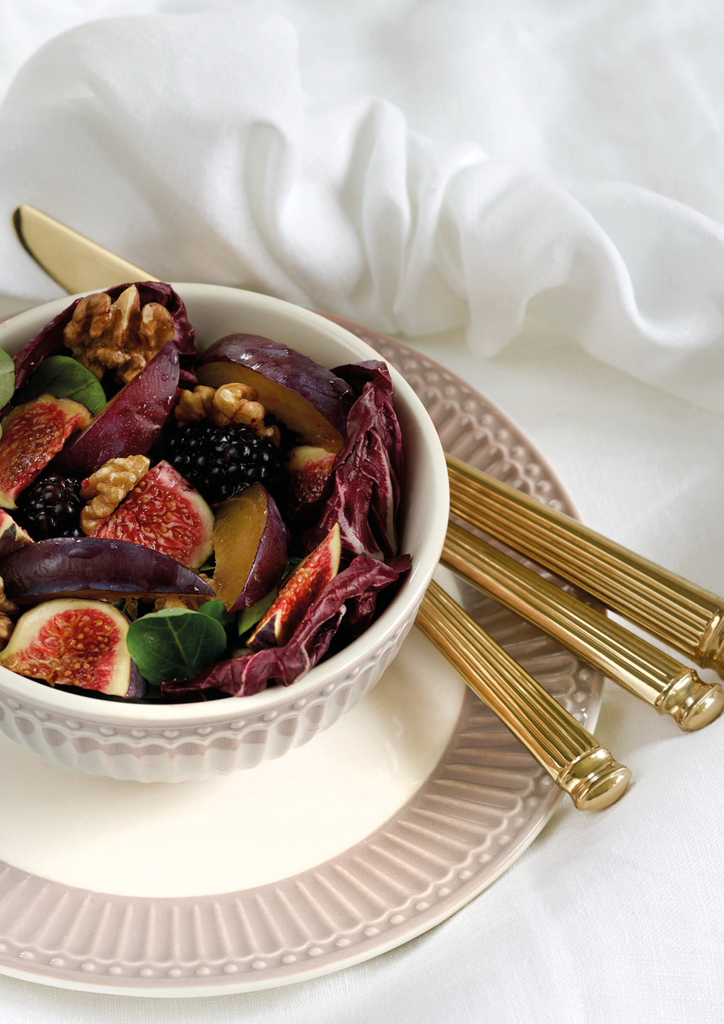 GreenGate Frühstücksteller Alice Karamell 23 cm