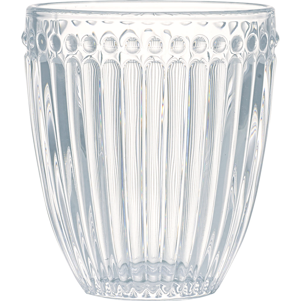 GreenGate Wasserglas Alice Klar