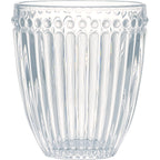 GreenGate Wasserglas Alice Klar