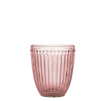 Greengate Wasserglas Alice Hellrosa