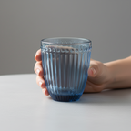 GreenGate Wasserglas Alice Blau
