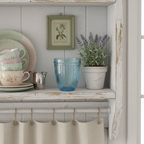 Greengate Wasserglas Alice Hellblau