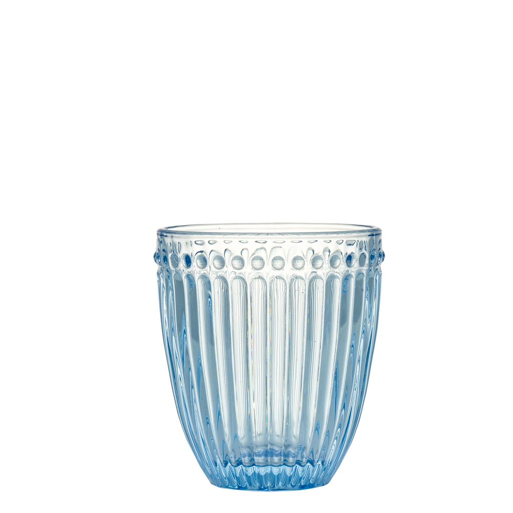Greengate Wasserglas Alice Hellblau