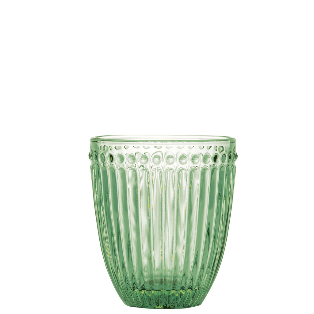 GreenGate Wasserglas Alice Hellgrün