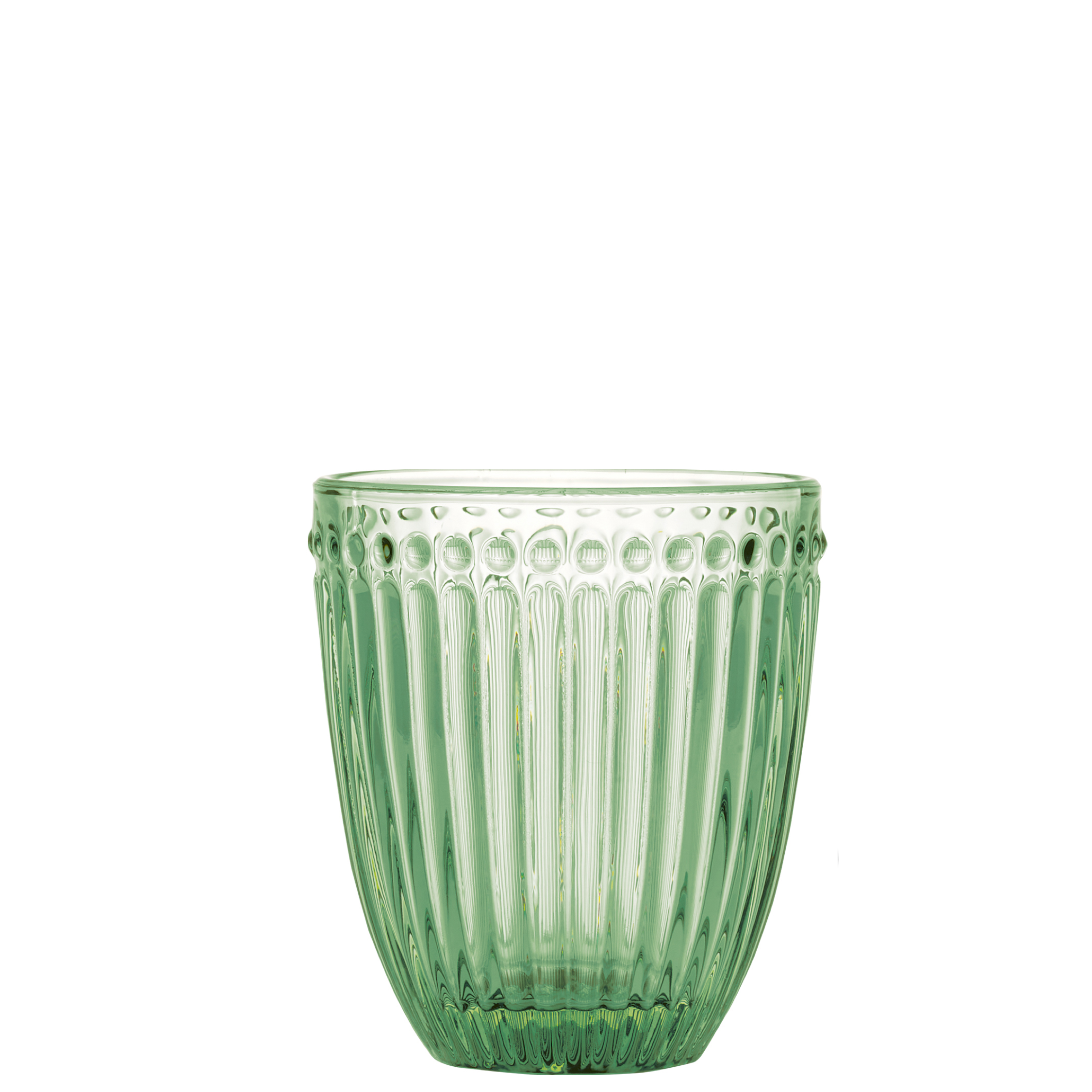 GreenGate Wasserglas Alice Hellgrün