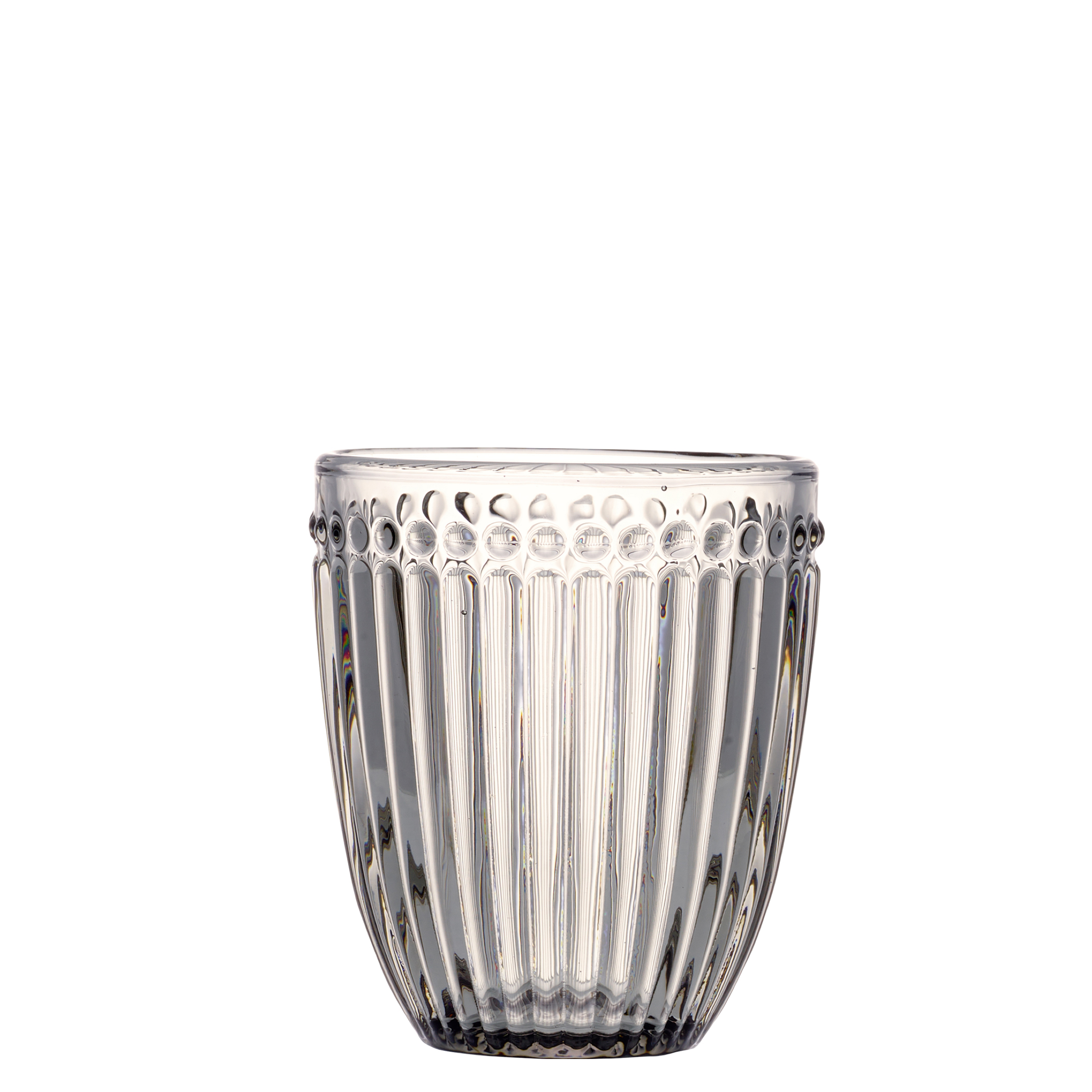 GreenGate Wasserglas Alice Grau