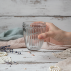 GreenGate Wasserglas Alice Grau