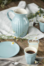 Geschirrtuch, Freja, Leinen/Baumwolle, hellgrau