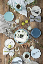 Geschirrtuch, Freja, Leinen/Baumwolle, hellgrau