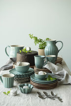 Geschirrtuch, Freja, Leinen/Baumwolle, hellgrau