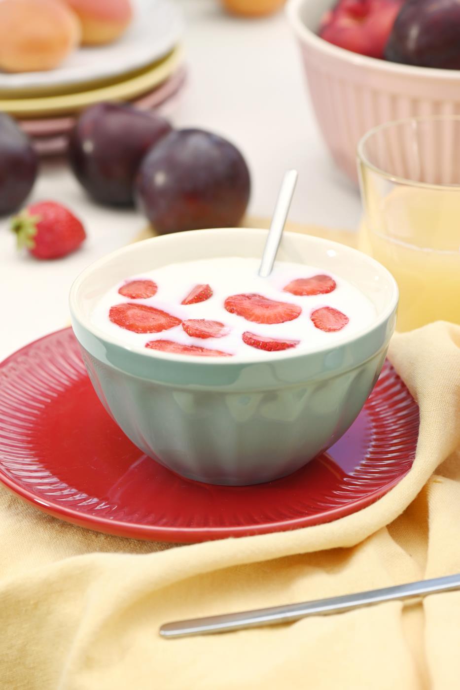 Geschirrtuch, Freja, Leinen/Baumwolle, zart gelb