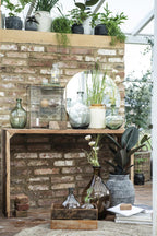 Glasballon braunes Glas NON FOOD mundgeblasen