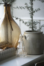 Glasballon braunes Glas NON FOOD mundgeblasen