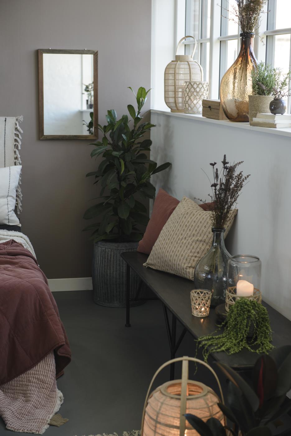 Glasballon braunes Glas NON FOOD mundgeblasen