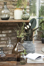 Glasballon braunes Glas NON FOOD mundgeblasen