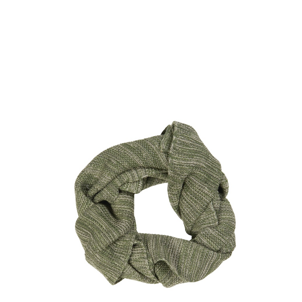 Ib Laursen Halstuch grün Melange gestrickt