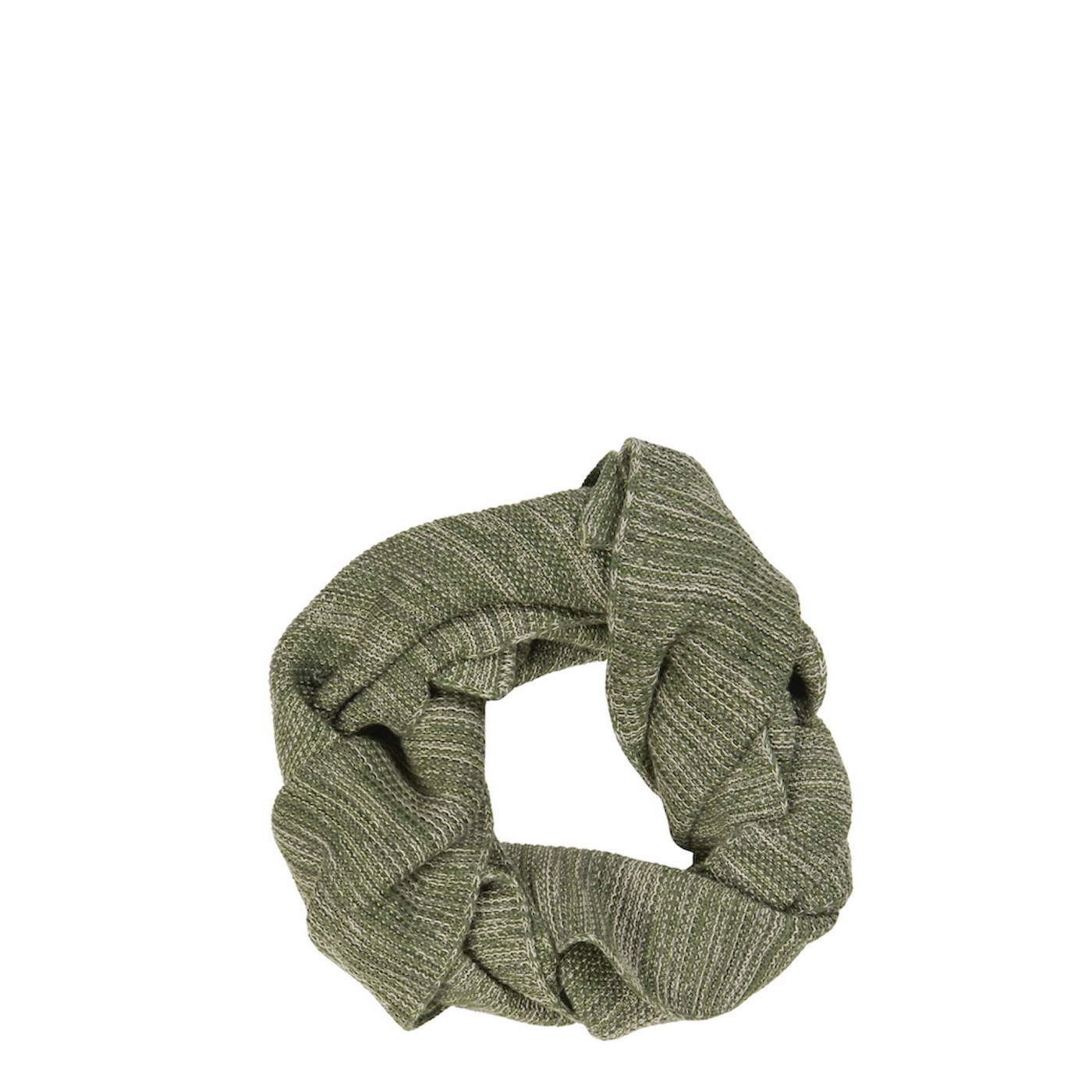 Ib Laursen Halstuch grün Melange gestrickt