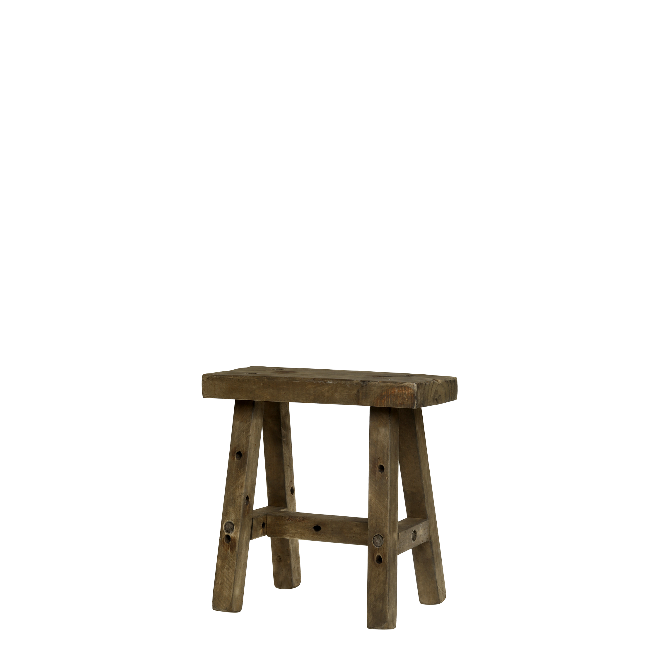 Hocker aus Kiefernholz