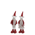 Chic Antique Julius & Juliane Weihnachtsmaus 2er Set